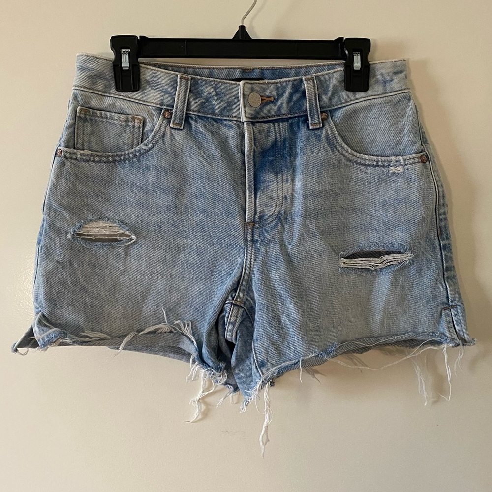 Express Boyfriend‎ Midi Jean Shorts, 4